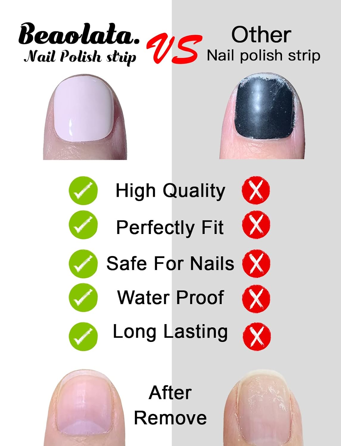 Nail Polish Strips, 32PCS Salon Quality Wraps, Long Lasting Gel Nail Stickers for Women Easy Apply& Remove (White Ray Drift)