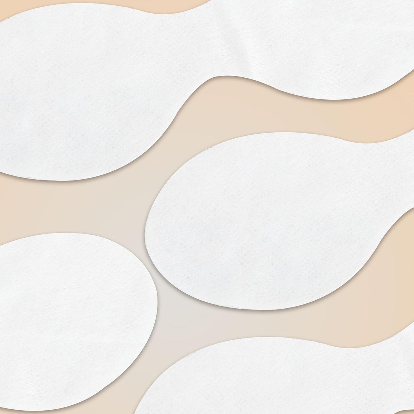 100pcs Disposable DIY Non-Woven Eye Mask Paper by Project E Beauty | DIY Cotton Eye Care Mask | for Skincare & Spa Salon Use | Cosmetic Facial Paper for Toner, Serum, or Lotion (100, Eye Shaped)