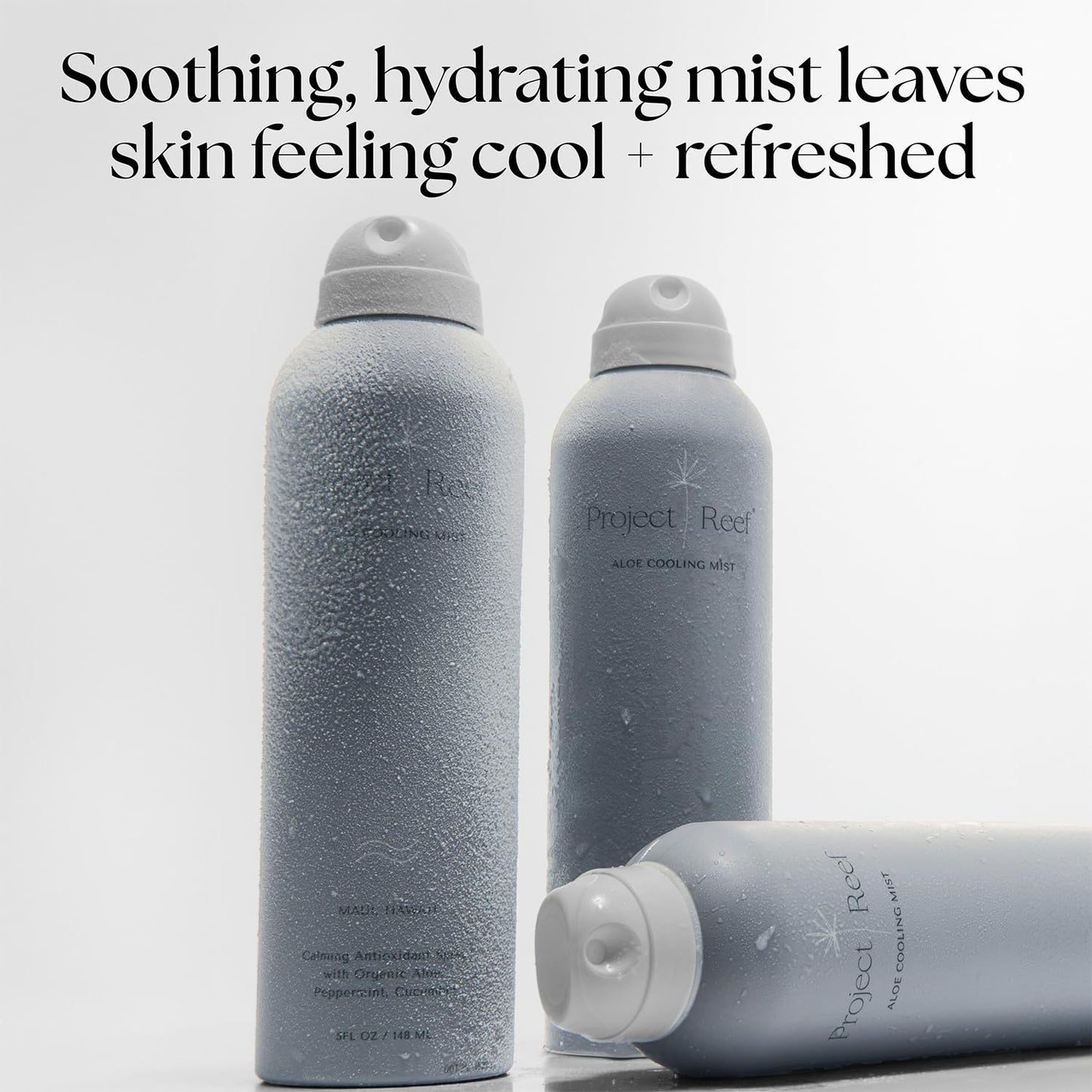 Non-Aerosol Aloe Cooling Mist – Vegan, Ocean Friendly & Hydrating After-Sun Spray with Organic Aloe Vera, Peppermint & Cucumber – Natural Sunburn Relief & Daily Skin Refreshment, 5 fl oz