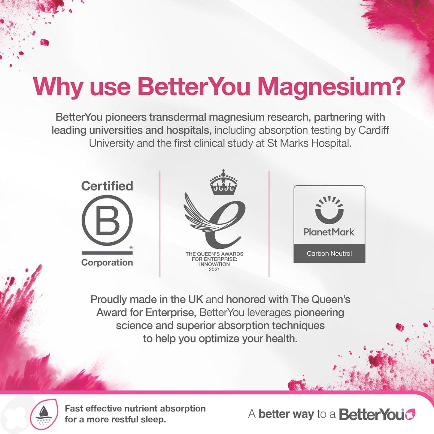 Magnesium Sleep by BetterYou for Unisex - 26.4 oz Bath Salt