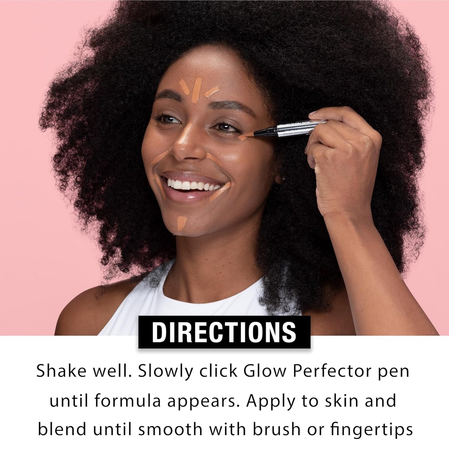 Neutrogena Healthy Skin Glow Perfector Pen, Lightweight Brightening Concealer Pen with Pro-Vitamin B5 & Vitamin E to Brighten Darkness & Dullness for a Natural, Radiant Highlight, Fair, .1 oz