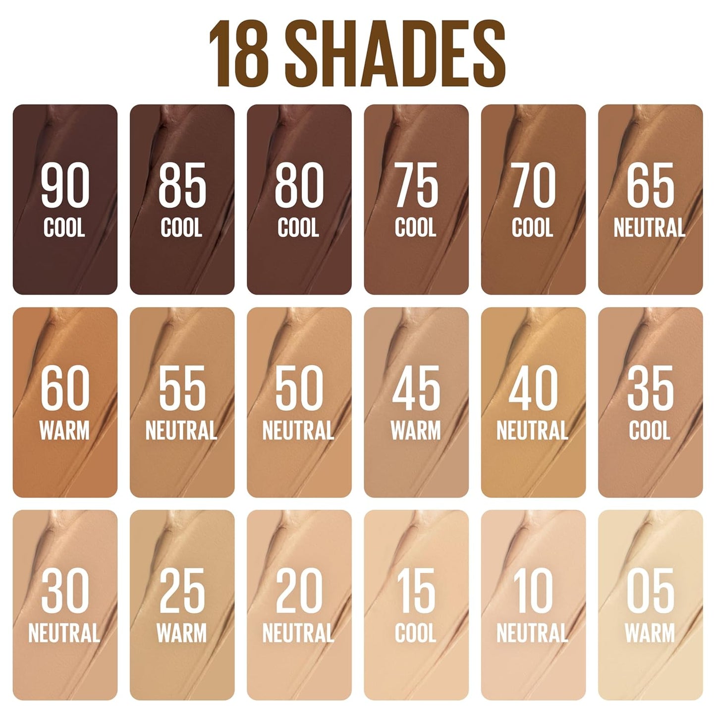 Maybelline Lifter Stix Multi-Use Face Stick - Contour, Bronzer, Concealer and Foundation Stick, All-In-One Creamy Face Makeup with Cranberry Seed Oil, 75, 1 Count