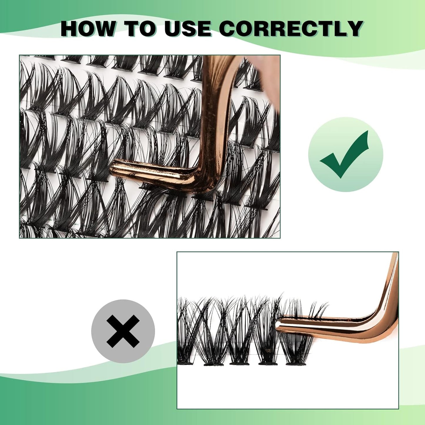 Lash Clusters 300pcs Individual Lashes 30D+40D+50D 0.07C Curl 10-18MIX DIY Eyelash Extension KEYYOU Large Tray Volume Soft&Natural Eyelash Clusters(30D+40D+50D-0.07C,10-18MIX)