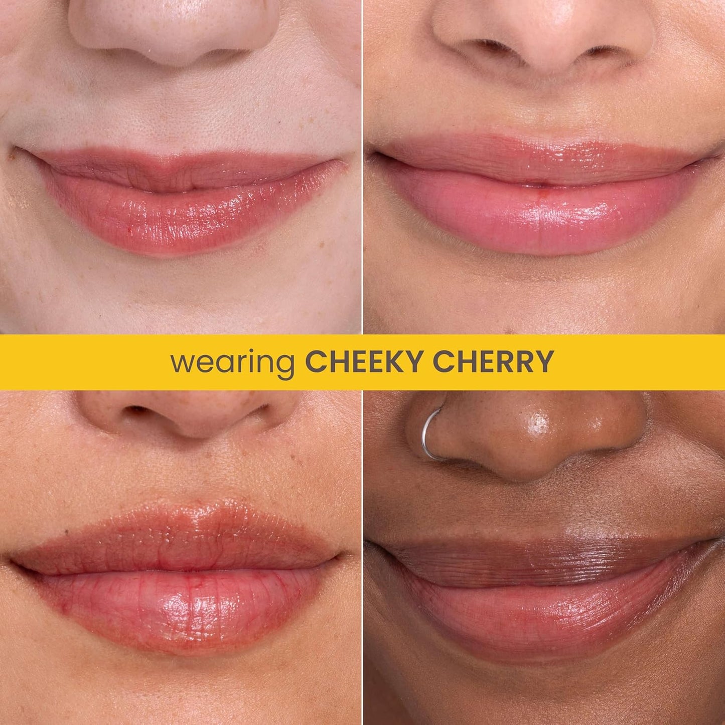 Burt’s Bees Back to School Gift Ideas, Tinted Boosted Balm, Cheeky Cherry, Hydrating Tinted Lip Balm with Vitamin C, E, and F Core, 24 Hour Lip Moisturizer, 100% Natural Origin, 1 Count, 0.16oz