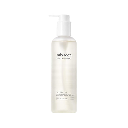 mixsoon Bean Cleansing Oil 6.59 fl oz / 195ml Lightweight Oil Cleanser Make up Remover for daily skin care routine Korean Glass Skin Care