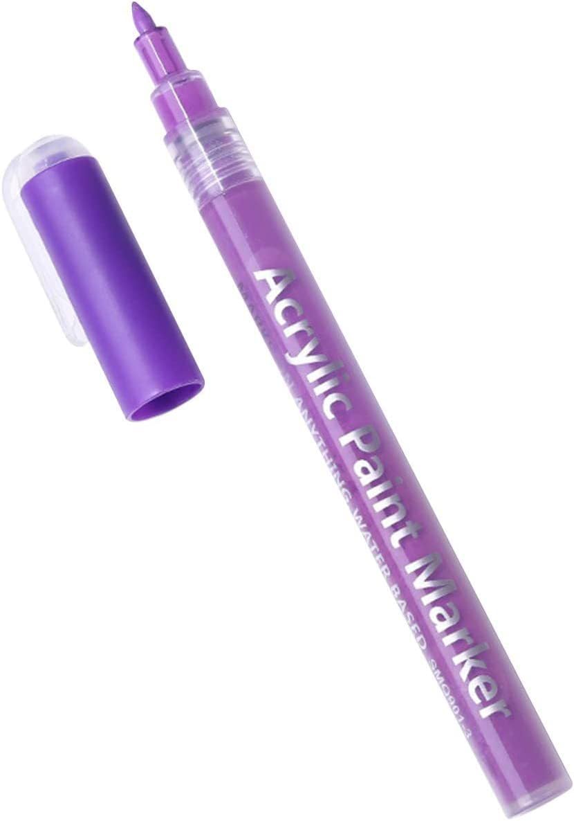 Nail Polish Pen, 1 PCS Nail Art Pen, Nail Pencil, DIY Drawing Painting Pen, for Nails DIY (Purple)
