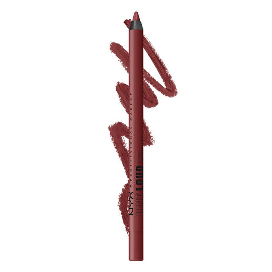 NYX PROFESSIONAL MAKEUP Line Loud Lip Liner, Longwear and Pigmented Lip Pencil with Jojoba Oil & Vitamin E - Too Blessed