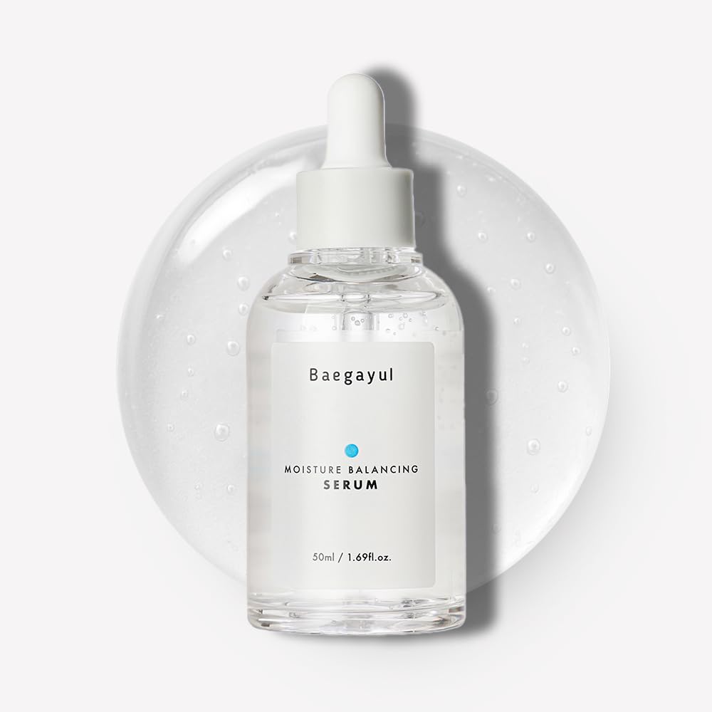 Moisture Balancing Serum - Hydrating & Soothing with Hyaluronic Acid and PHA, Botanical Moisturizer for Sensitive Skin, pH Balanced for Glass Skin, Korean Skincare (1.69fl oz)