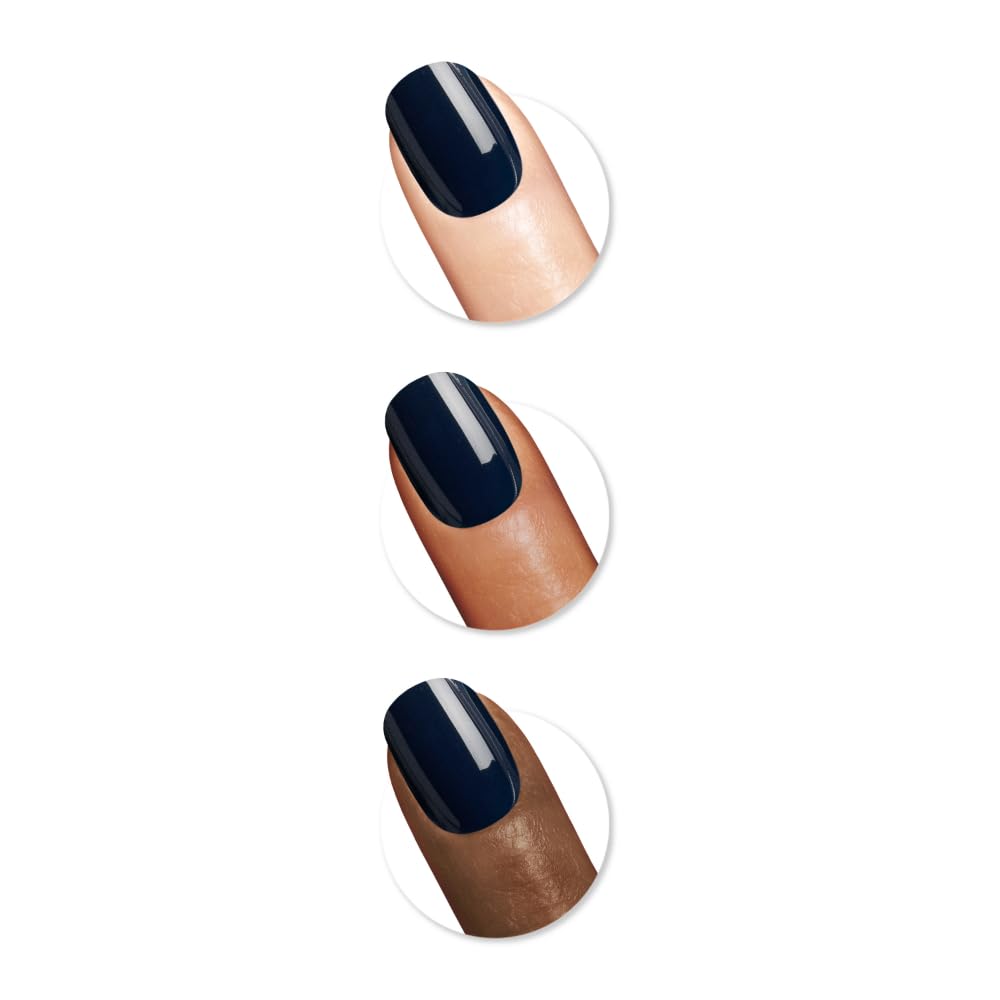 Sally Hansen Instant Cuticle Remover & Salon Effects Lunar Eclipse Press On Nails Kit - 15 Second Cuticle Gel with Aloe & 30 Nail Designs with Nail Glue