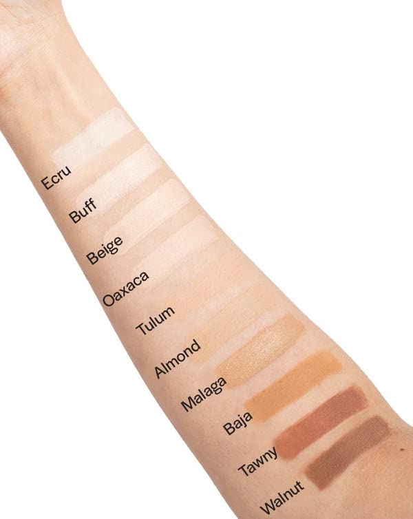 Completely Covered Creme Concealer (Almond) By AU NATURALE COSMETICS | Weightless, Creaseless Perfection | Vegan, Gluten-Free | Ethically Crafted with Meadowfoam Seed Oil for Full-spectrum of Color