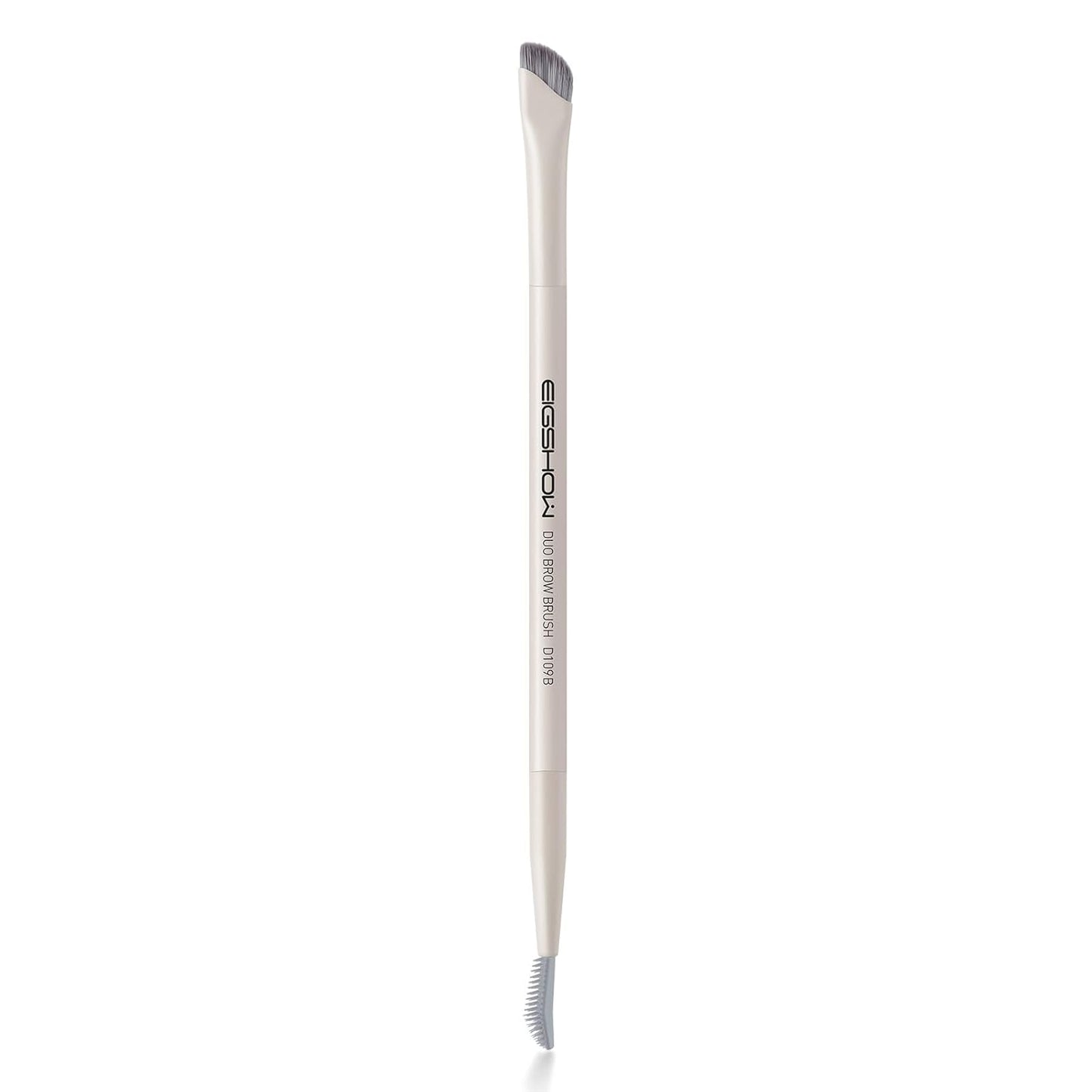 EIGSHOW Dual-Ended Precision Eyebrow Brush and Comb for Eyeliner Lining, Sculpting Brows, Professional Eye Makeup Tools (D109B)