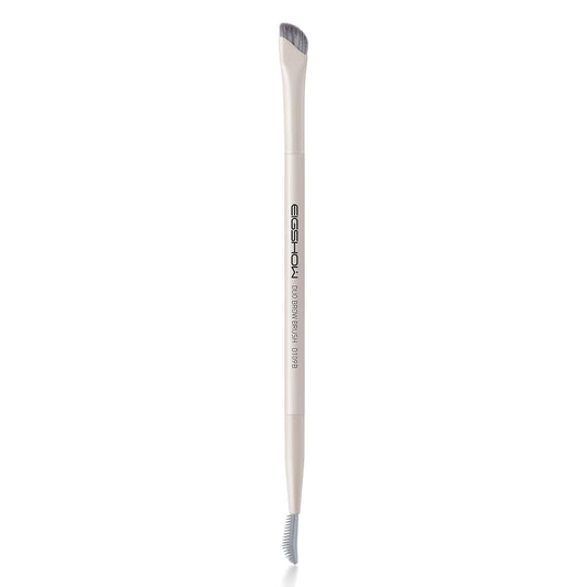 EIGSHOW Dual-Ended Precision Eyebrow Brush and Comb for Eyeliner Lining, Sculpting Brows, Professional Eye Makeup Tools (D109B)