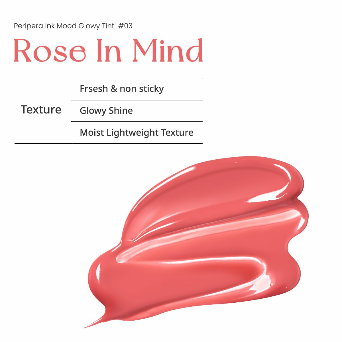Peripera Ink Mood Glowy Tint (03 ROSE IN MIND)
