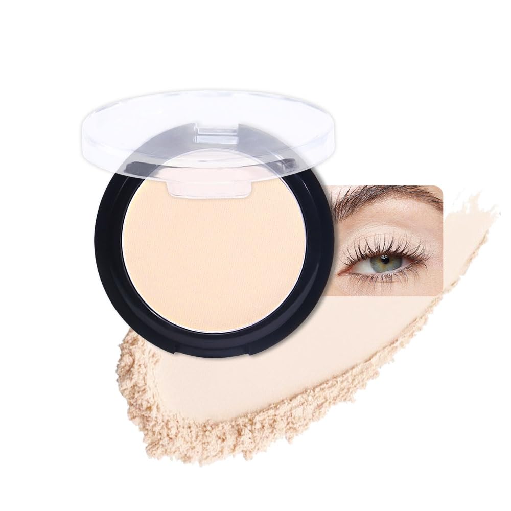 Monochrome Matte Eye Shadow Palette,Nude Beige Neutral Nude Matte Pressed Powder Single Eyeshadow,Natural Long Lasting Naturing-Looking Eyeshadow,Talc,Paraben Vegan & Cruelty Free