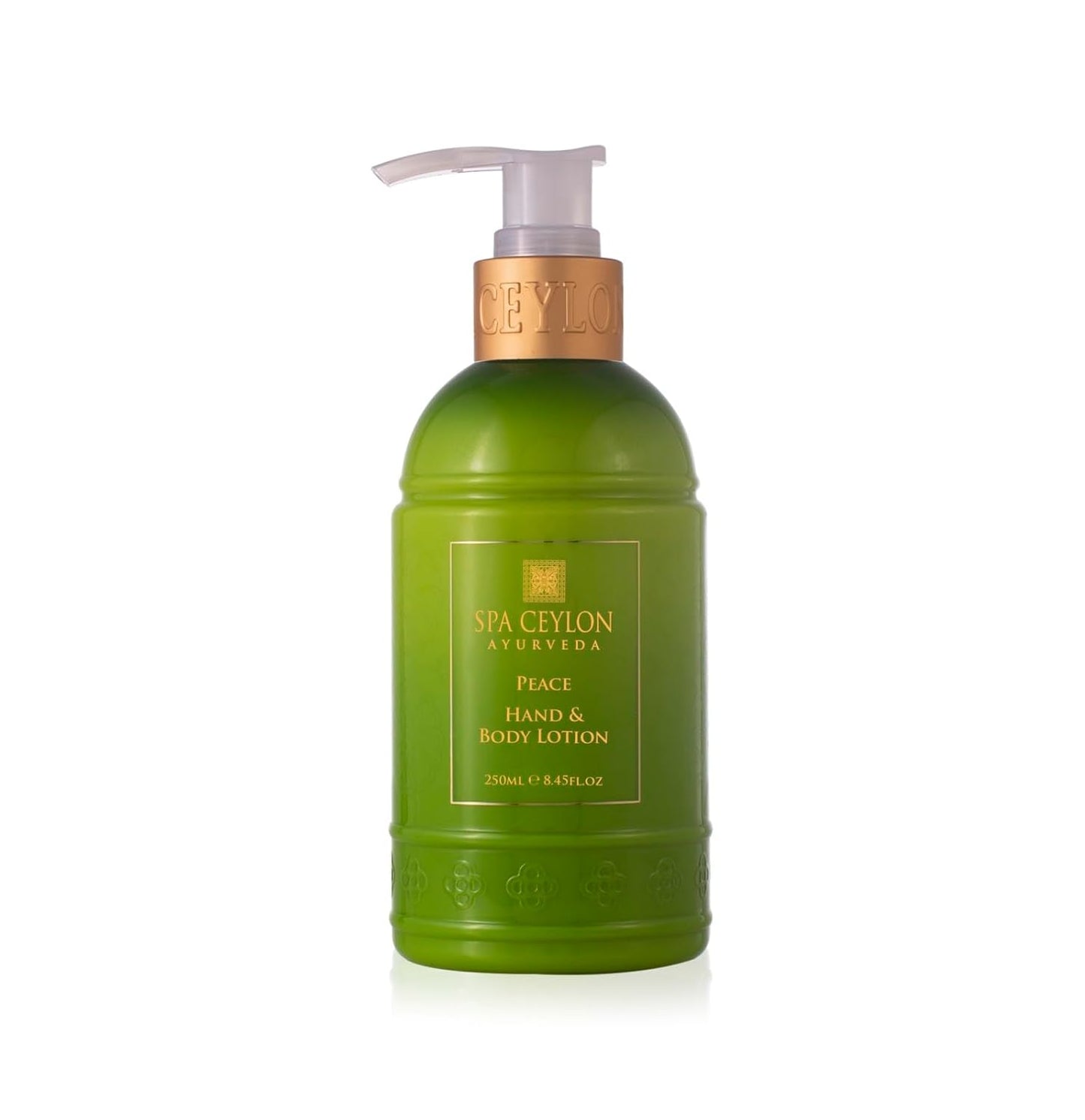 SPA CEYLON Peace Hand and Body Lotion | Calming Herbal Moisturizer with Coconut, Almond & Lemongrass | Gentle & Soothing for All Skin Types