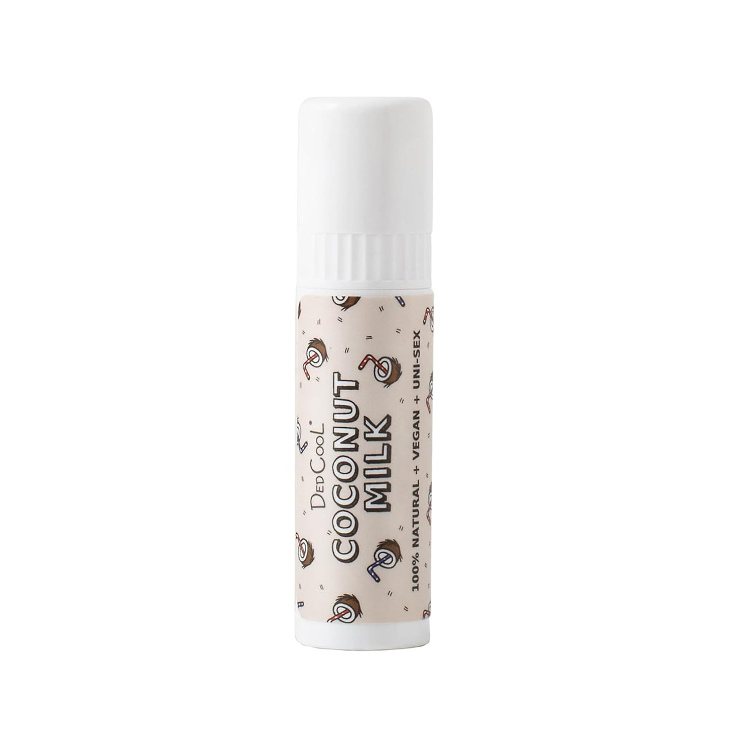DedCool Lip Balm Stick (Coconut Milk) Jumbo, Vegan, Flavored, Coconut Oil Lip Balm, Long Lasting, Moisturization, Hydrates Dry & Chapped Lips, Vegan, Natural, Clean, Non-Toxic, Fragrance For All