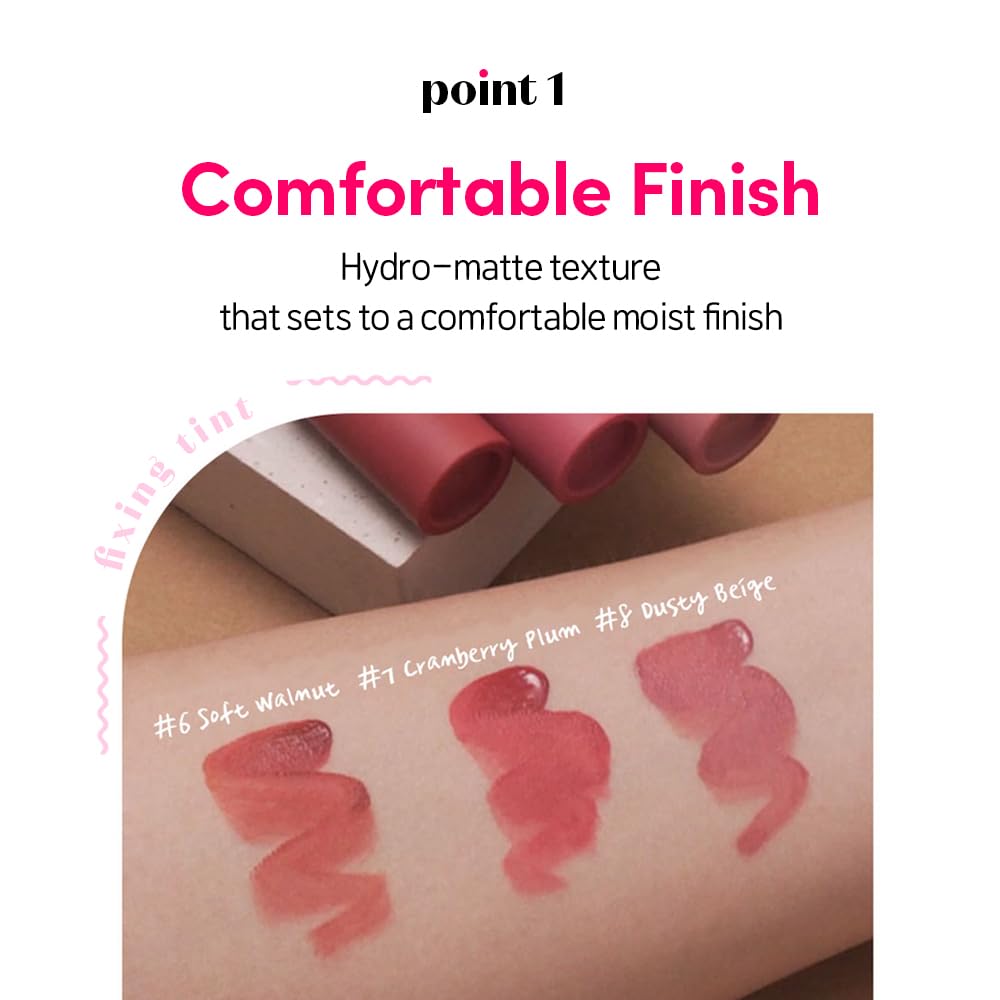 ETUDE Fixing Tint #14 Rose lilac (4g) | Long Lasting High Pigmented Liquid Lipstick | Waterproof Lightweight Matte Finish Lip Stain | Full Coverage | Korean Makeup, Kbeauty