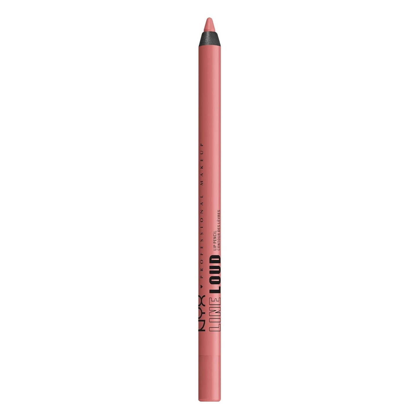 NYX PROFESSIONAL MAKEUP Line Loud Lip Liner, Longwear and Pigmented Lip Pencil with Jojoba Oil & Vitamin E - Born To Hustle (Muted Rose)