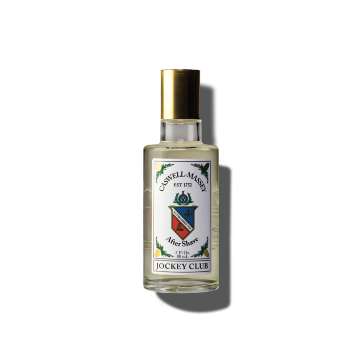 Caswell-Massey Jockey Club Aftershave, Sandalwood Musk Jasmine Geranium Scent, Soothing Post-Shave Tonic for Men, Made in USA, 3 Fl Oz