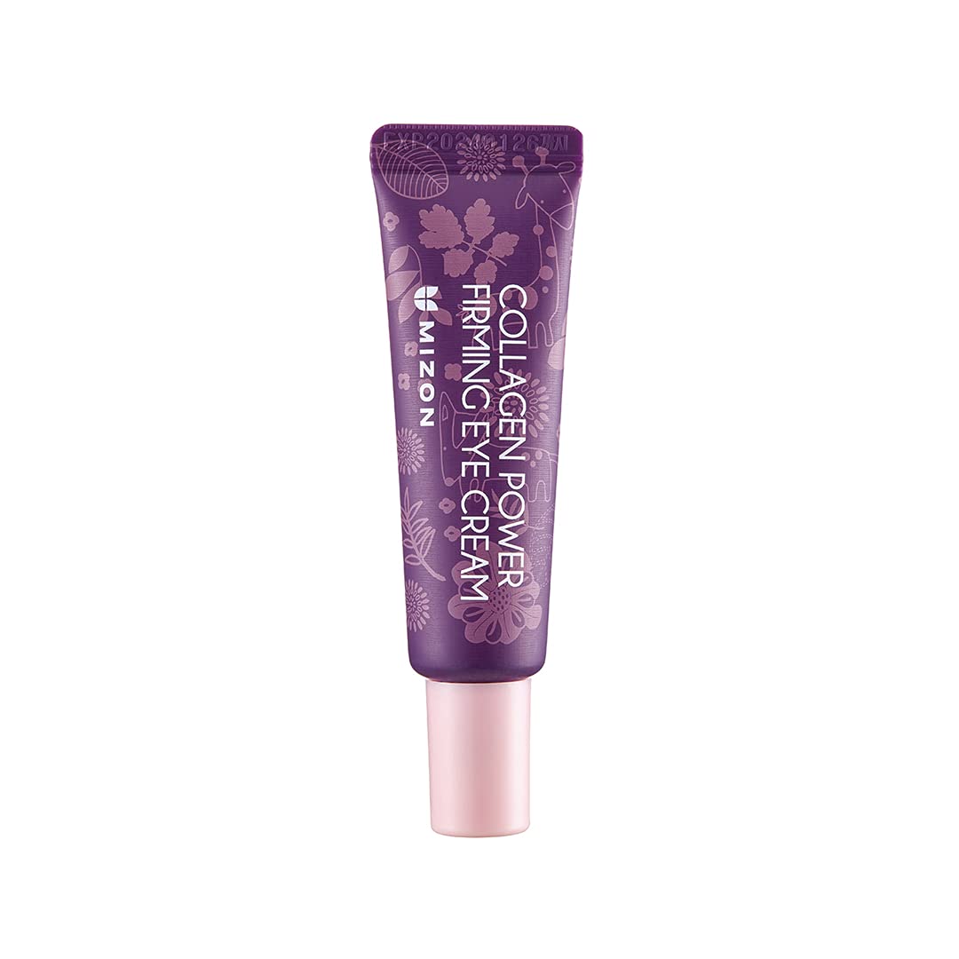 MIZON Collagen Power Firming Eye Cream, Hydrolyzed Marine Collagen with Adenosine, Anti-wrinkle, elastin booster, Moisturizing, skin elasticity (10 ml / 0.34 fl oz)