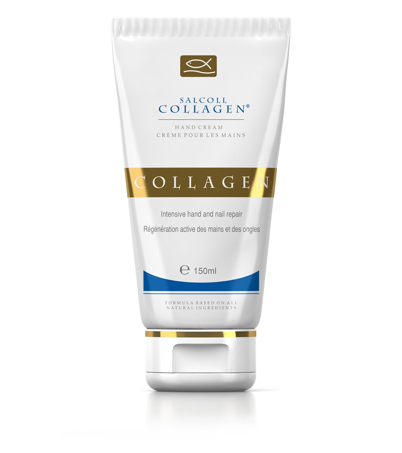 Pure Bioactive Anti-Aging Collagen Repair Hand Cream - Hypoallergenic Moisturizing Lotion, Dry Skin Relief, All Skin Types, 150 ml