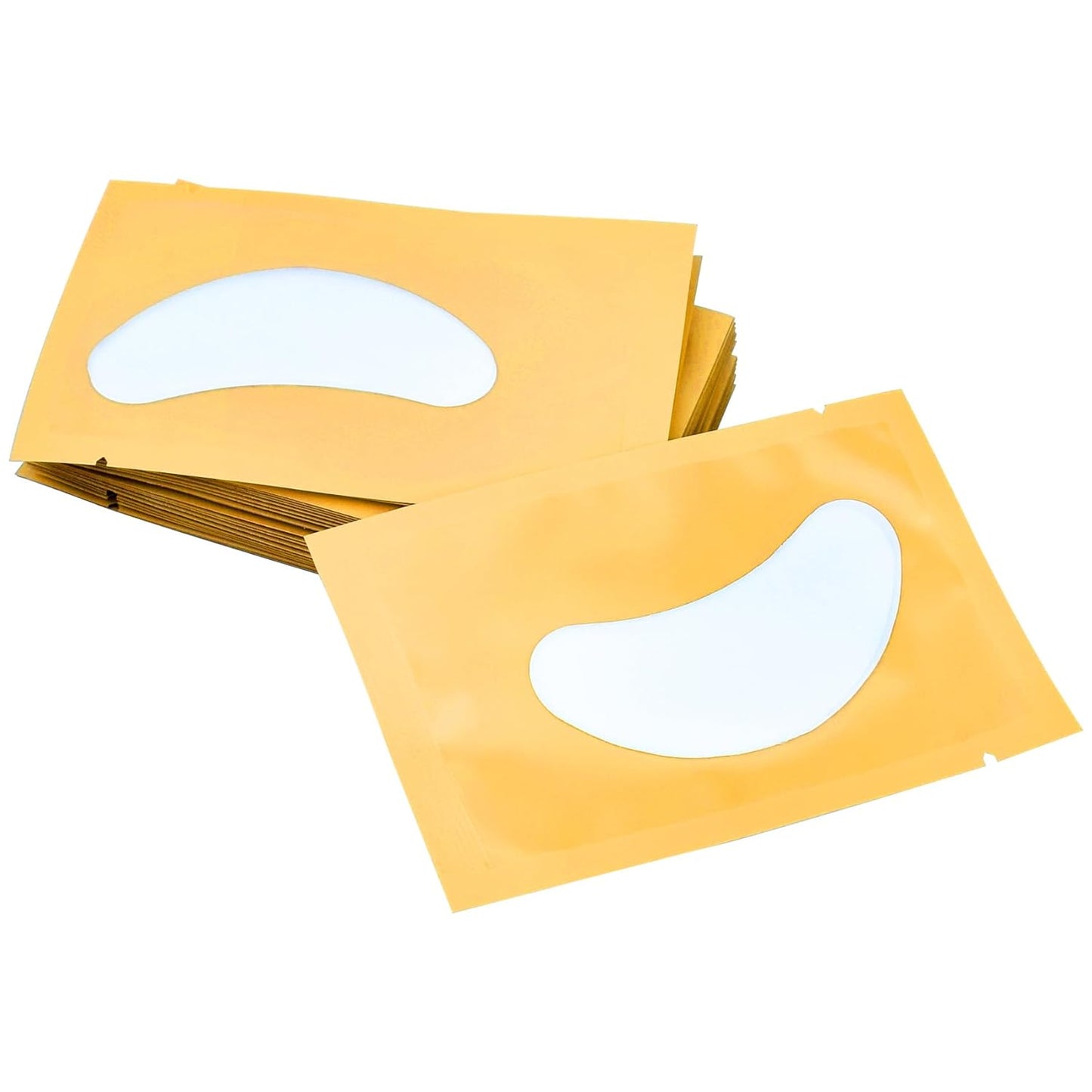 30 Pairs Under Eye Patches, Isolation Eyelash Extension Pads, Under Eye Gel Pads for Pro Salon and Individual, DIY Lashes Extension Supplies (Gold)