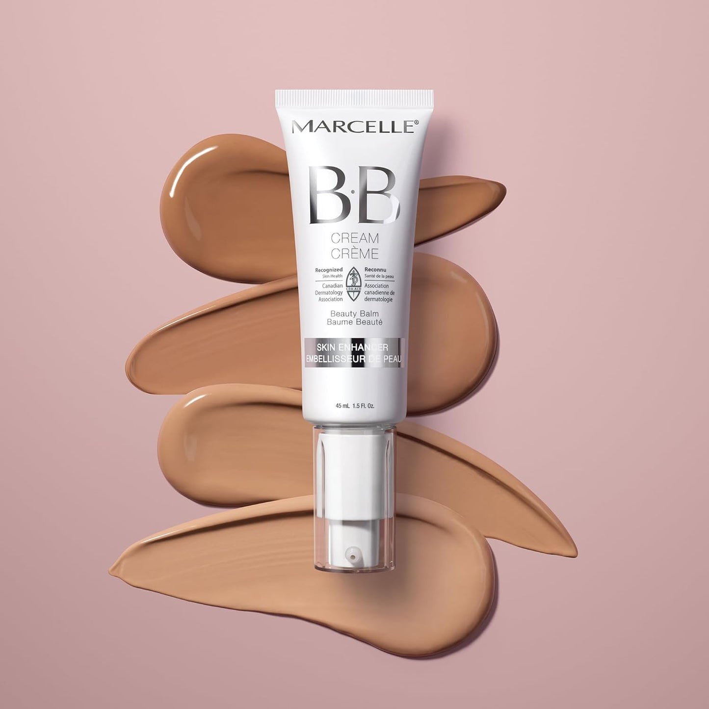 Marcelle BB Cream Beauty Balm, Medium, Hypoallergenic and Fragrance-Free, 1;5 Ounces