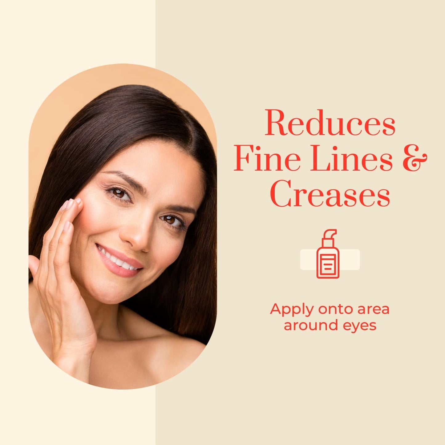 Retinol & Goji Berry Under Eye Serum - Diminish Fine Lines, Wrinkles, Eye Bags & Dark Circles, Depuffing Eye Serum - Cruelty Free Korean Skin Care For All Skin Types