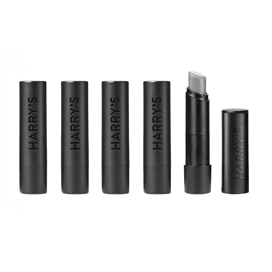 Harry's Black Lip Balm for Men - (5 Pack) Hydrating Men's Lip Balm with Natural Finish - Korean Skincare Technology with Meadowfoam Oil