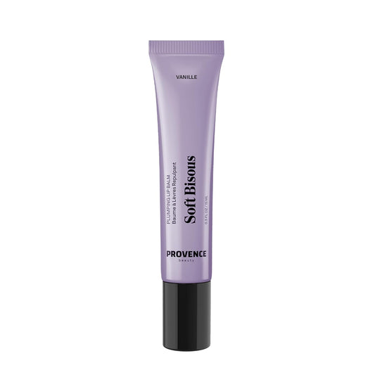 Provence Beauty Soft Bisous Plumping Lip Balm – Overnight Lip Mask for Dry Lips – Hydrating & Plumping Lip Treatment – Smoothing Lip Sleeping Mask for Women – Deep Moisture & Care 0.5 Fl Oz