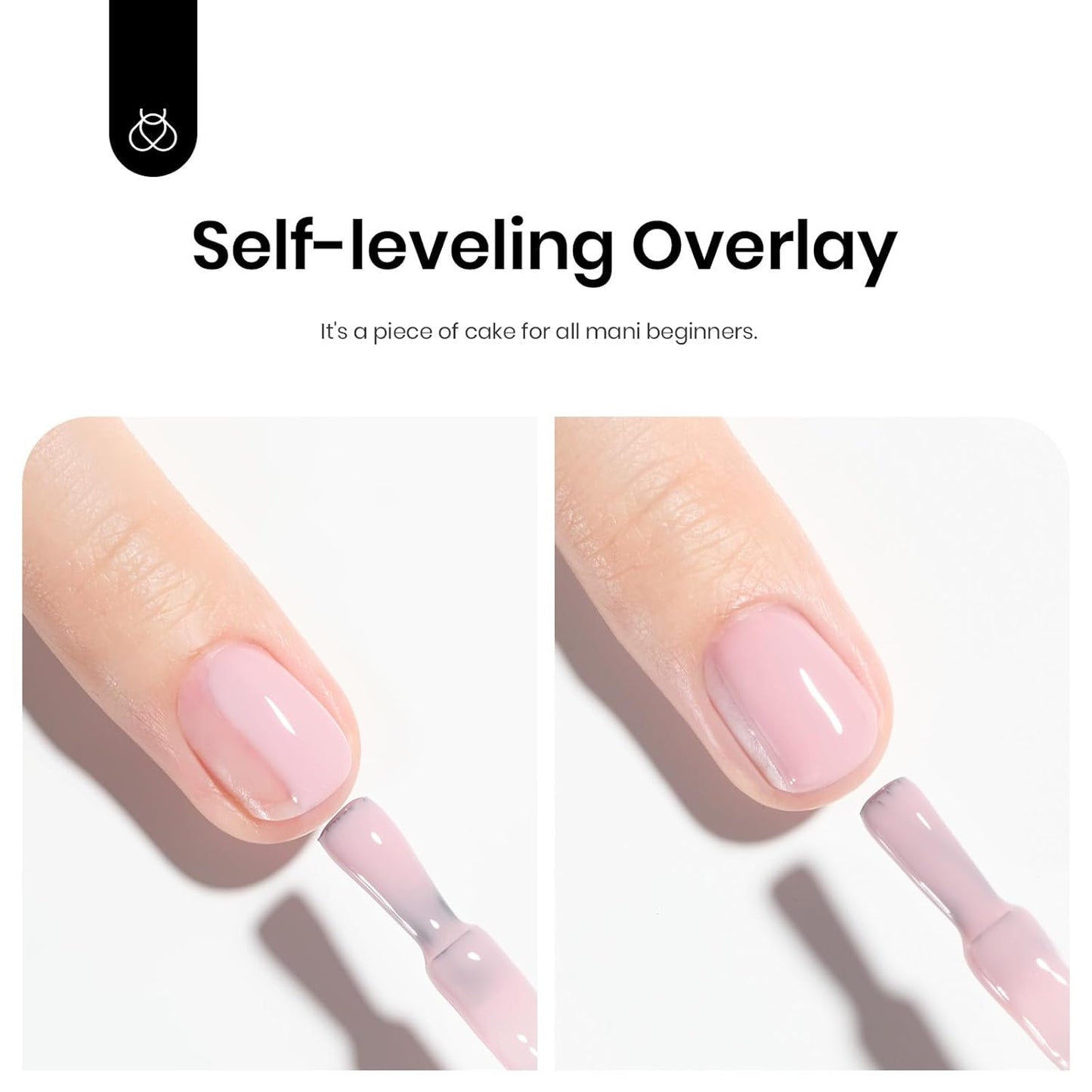 Beetles Pink Base Gel Nail Polish 1 Pcs 15ml: Nude Pink 3 in 1 Pastel Builder Jelly French Tip Base Color Gel Polish Strengthener Soak Off Nail Art