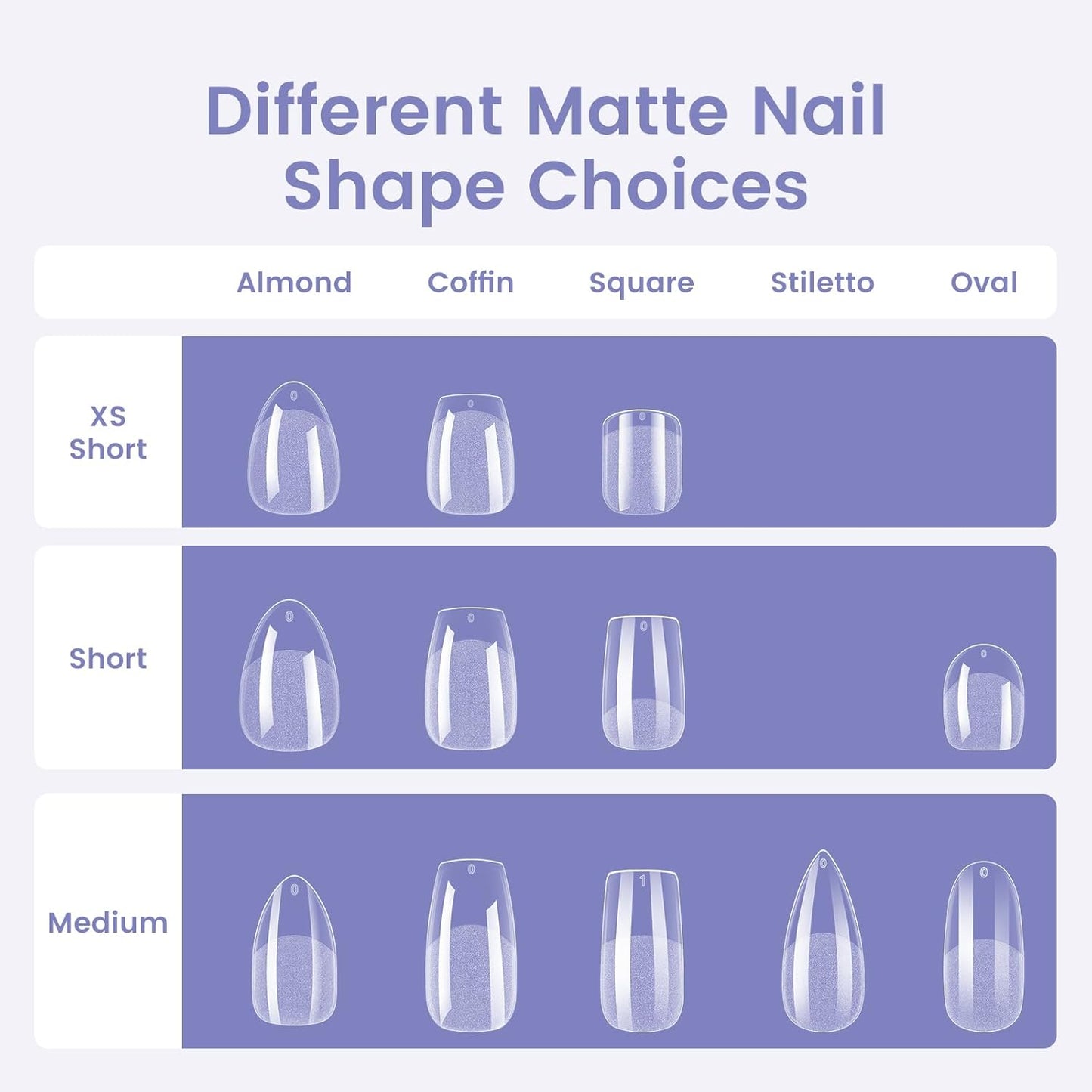 Medium Almond Nail Tips: 240PCS Soft Gel Clear Almond Pre-Shaped Nails Tips, 12 Sizes Full Cover Fake Press on Nails for Acrylic Nail Tip Home DIY Salon Nails