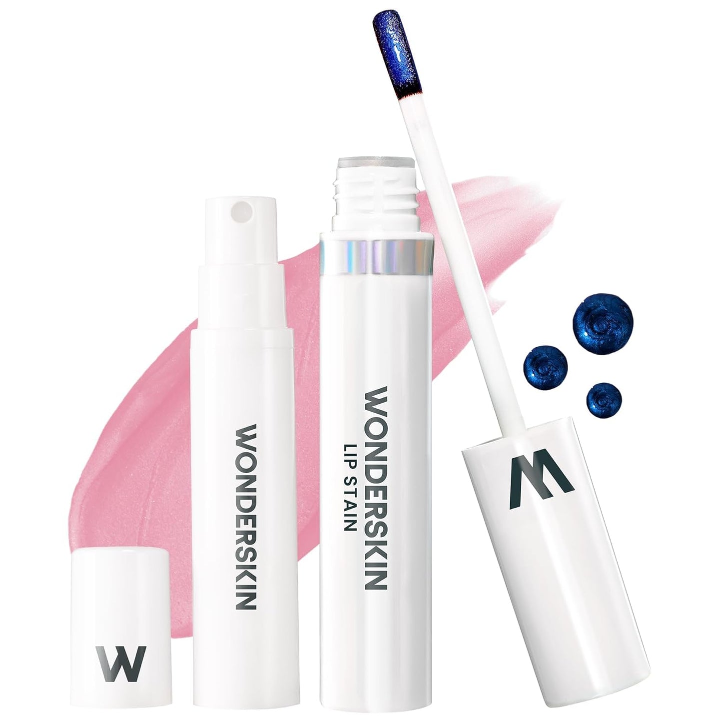 Wonderskin Wonder Blading All Day Lip Stain Peel Off Masque and Kit - Long Lasting, Waterproof Pink Lip Tint, Transfer Proof Natural Makeup Stain Kit (Beautiful)