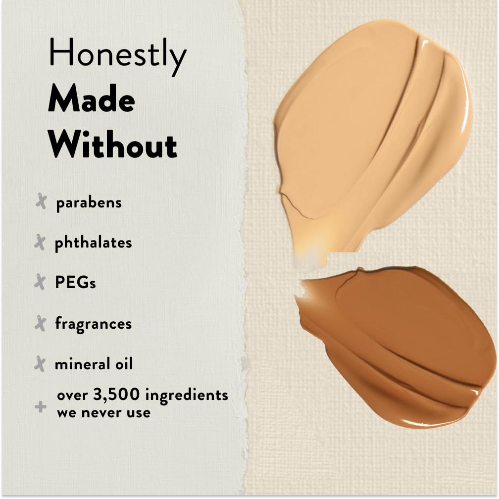 Honest Beauty Honestly Bright Eyes Tinted Eye Cream | Brightens + Diffuses Dark Circles | Hyaluronic Acid + Squalane | EWG Verified, Vegan + Cruelty Free | Sandstone, 0.5 fl oz