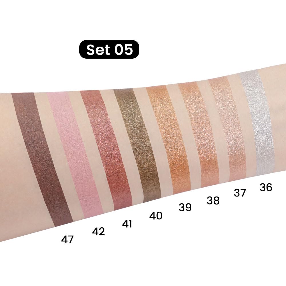 Kaely 8Pcs Cream Eye Shadow Sticks Set, Matte Shimmer Eyeliner Pencil Eyeshadow Palette Makeup, Eye Highlighter Brightener Stick for Older Women Waterproof Pigmented, sombras para ojos 05