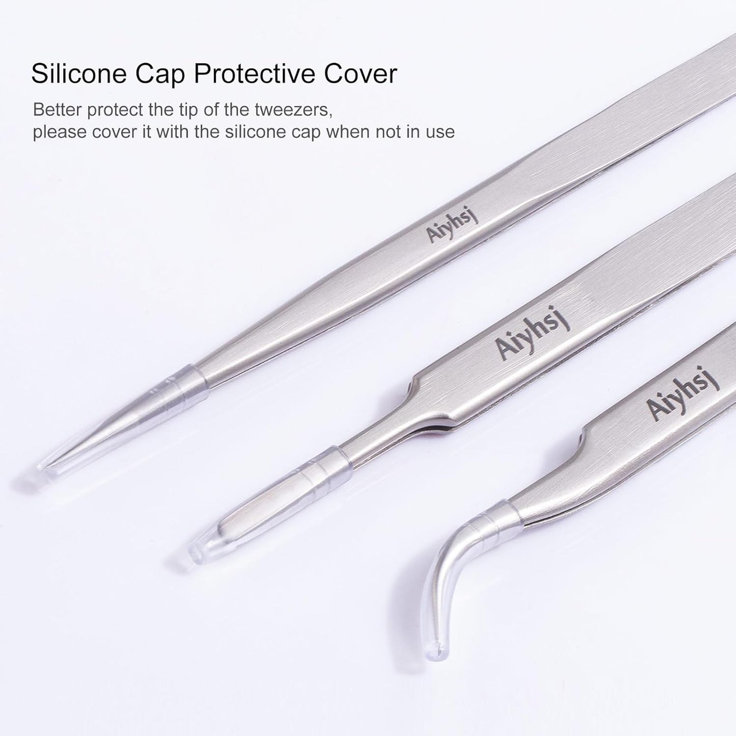 Precision Tweezer, Upgraded Professional Flat Tip Round, High-end Stainless Steel Tweezers for Craft, Electronics, Laboratory Work, Also Great Precision for Hair and Ingrown Hair Removal