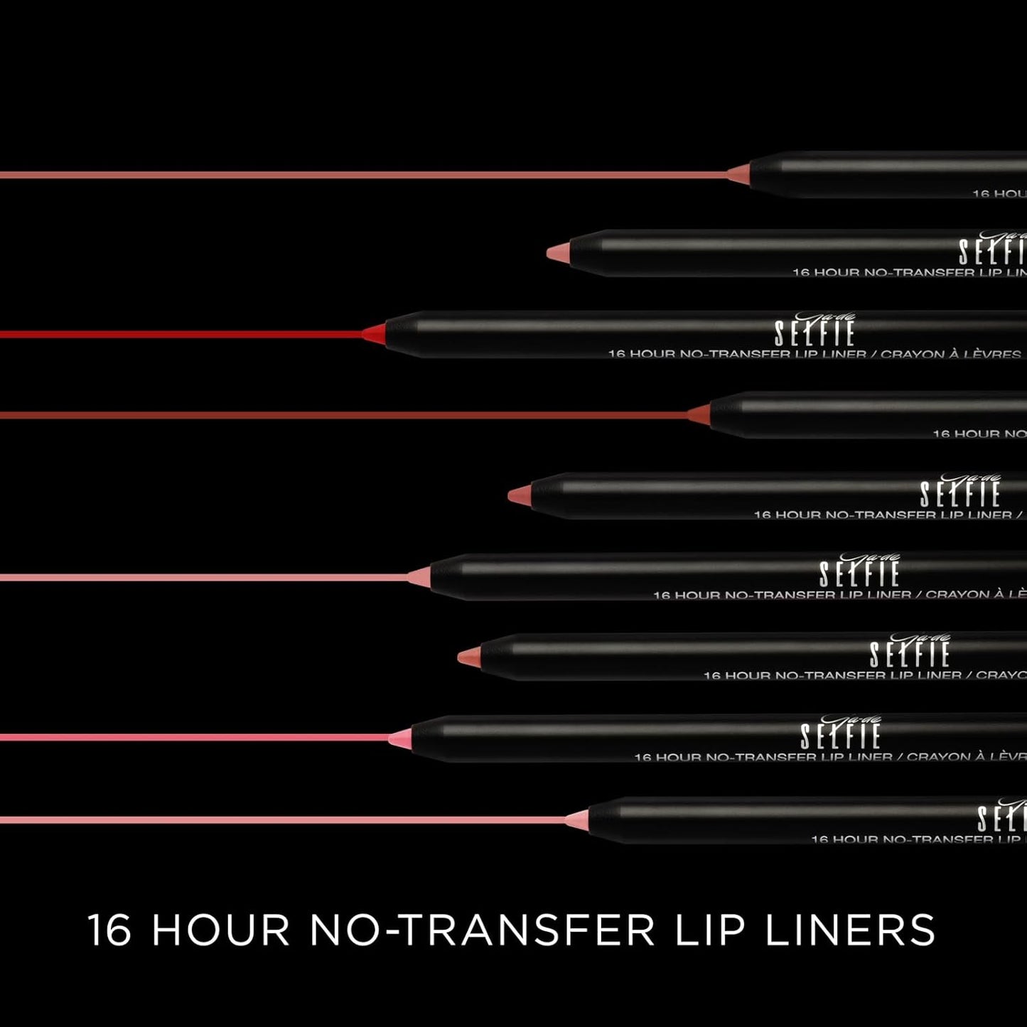 GA-DE Selfie 16 Hours Lip Liner, 857 - Long-Lasting, Transfer-Resistant Lip Liner Pencil - Lightweight, Creamy Soft Texture, High-Pigmented - 0.02 oz