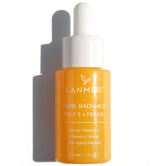 Vitamin C Serum With Ferulic Acid: CE Ferulic Face Serum With 15% Ascorbic Acid, Vitamin E, Hyaluronic Acid - Vit C Serum for Deep Hydration, Brightening, Anti-aging, Anti Wrinkle, Skin Repair 1 Fl Oz