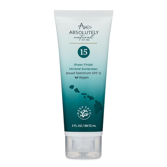 SPF 15 Mineral Sunscreen - Broad Spectrum Water Resistant Moisturizer Lotion For Body & Face - With Non-Nano Zinc Oxide, Vitamin E, & Antioxidants - Made in USA, 3 Oz
