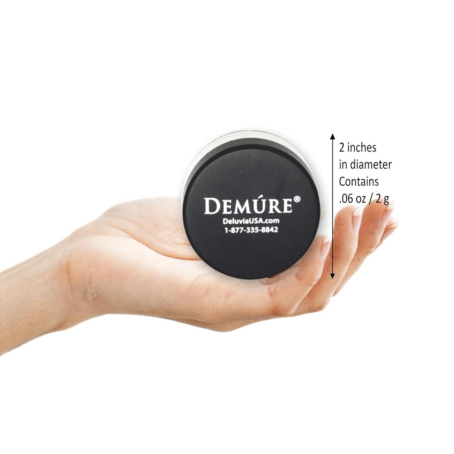 Demure Mineral Make Up Blush | Brick | Loose Powder - Natural, Professional, Cruelty Free
