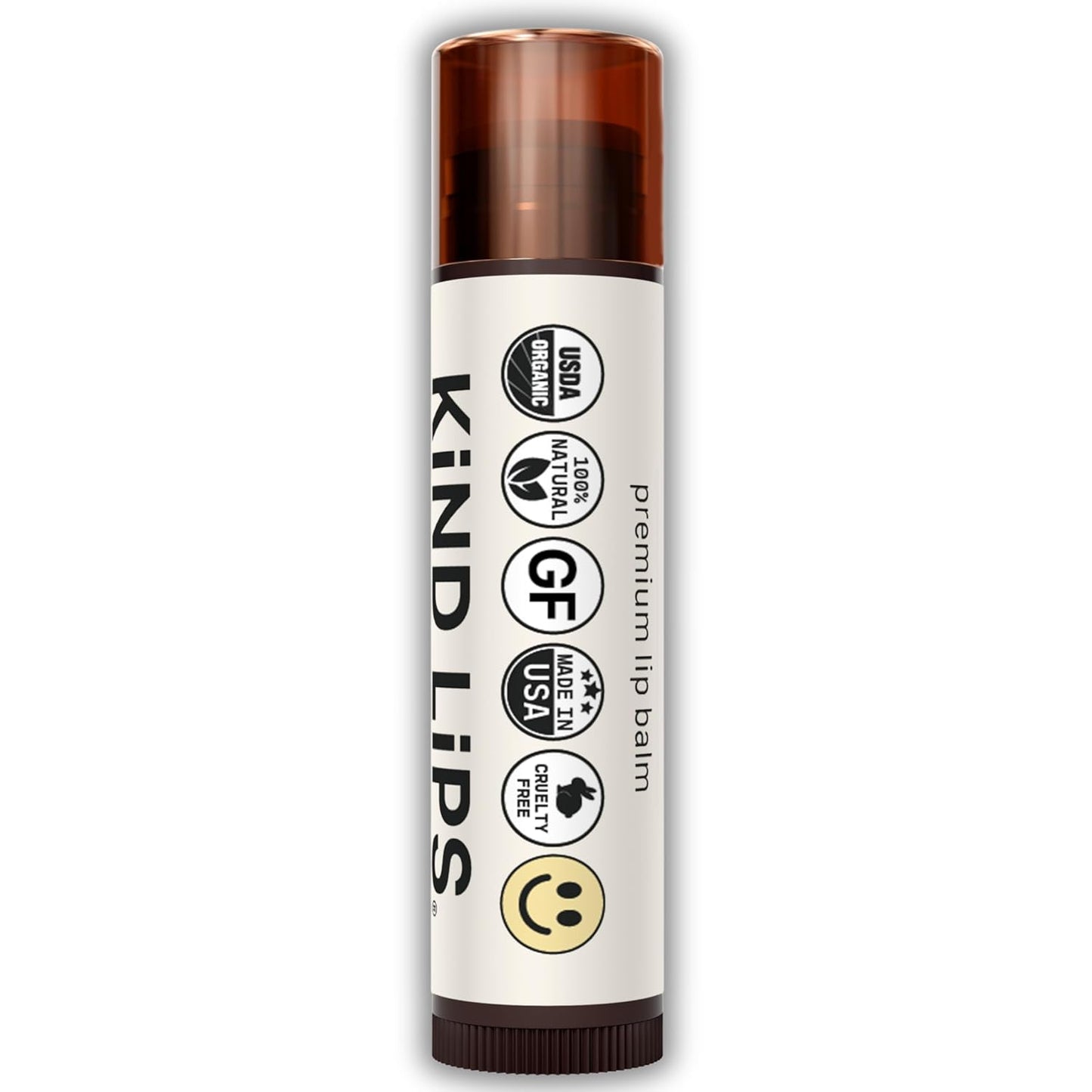 Kind Lips Sweet Mint Lip Balm 5-Pack - USDA Organic, Natural Chapstick Alternative for Dry Lips | Gluten-Free, Cruelty-Free