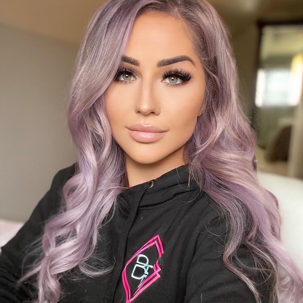 Overtone Daily Color Depositing Conditioner: 8oz Temporary Coloring Conditioner w/Shea Butter & Coconut Oil, Refresh Color & Prevent Fading, Vegan & Cruelty-Free, Pastel Purple is Lilac Lotus