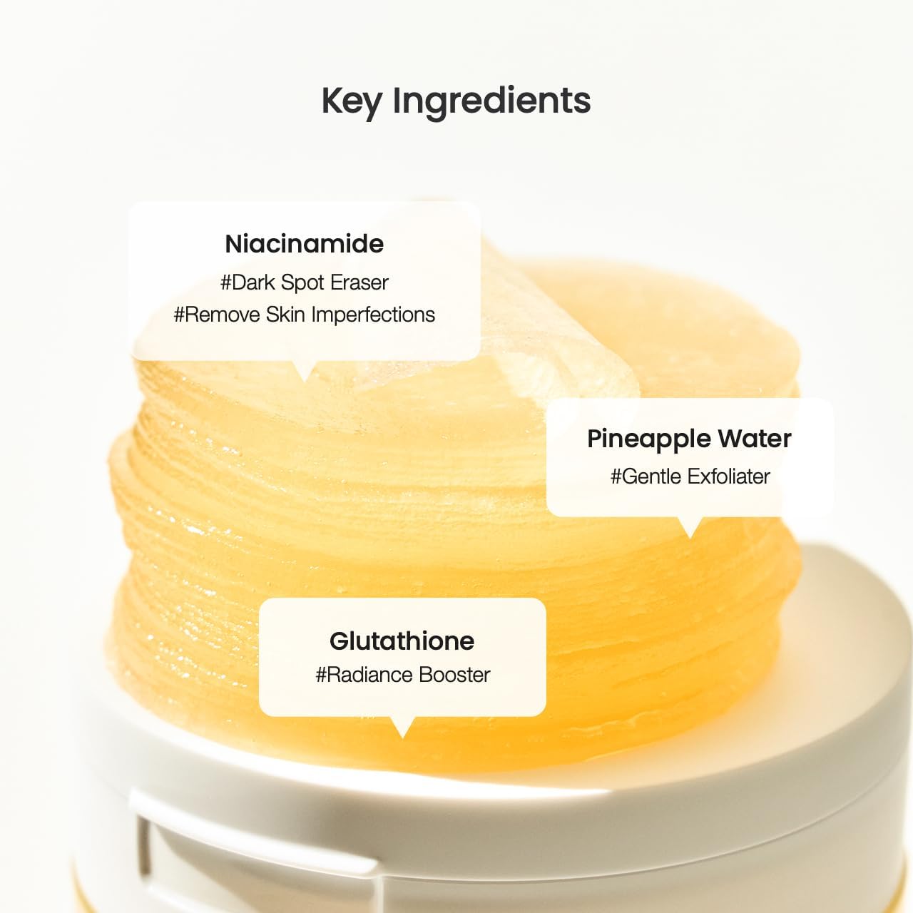 Biodance Vita Niacinamide Gel Toner Pads, Dark Spot Corrector, Evening Skin Tone, Hydrating for Sensitive Skin, Gentle Exfoliating Toner Pads, Korean Skincareㅣ4.93 fl.oz.(140g)*60Pads