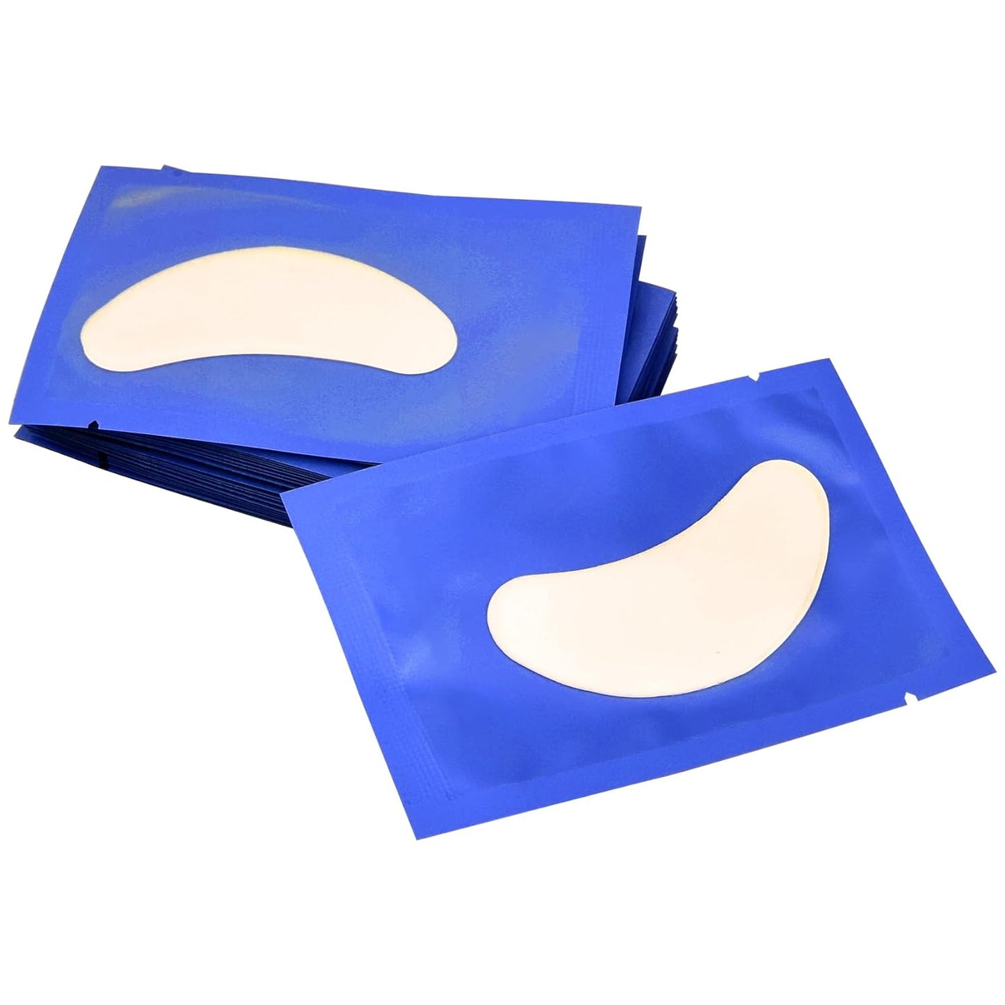 70 Pairs Under Eye Patches, Isolation Eyelash Extension Pads, Under Eye Gel Pads for Pro Salon and Individual, DIY Lashes Extension Supplies (Blue)