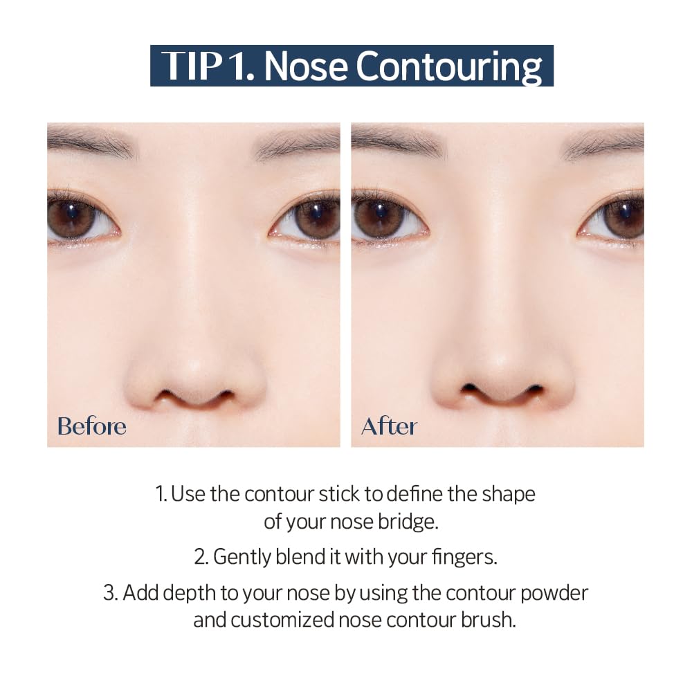 ETUDE Reborn Maker Contour Stick Bronzer - Cool Toned | Naturally Sculpting & Define | Creamy Formula for Seamless Blending | Multi-purpose Contour Stick for face | Korean Makeup, Kbeauty