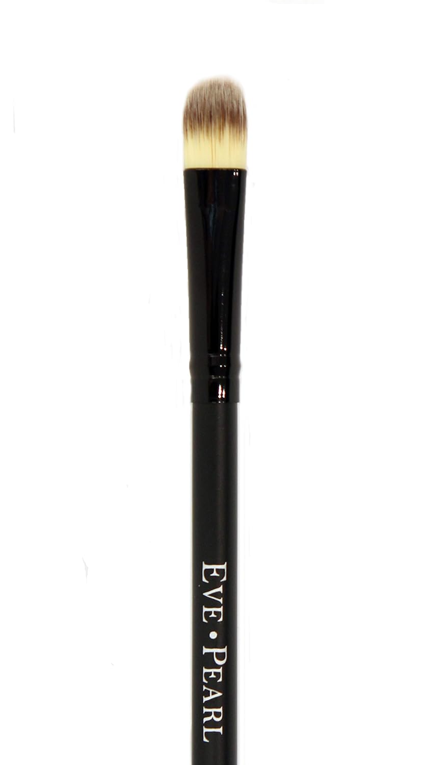 EVE PEARL Dual Salmon Concealer And 102 Concealer Brush Full Coverage Under Brighten Eye Concealer Brush Set Makeup Kit (Deep)
