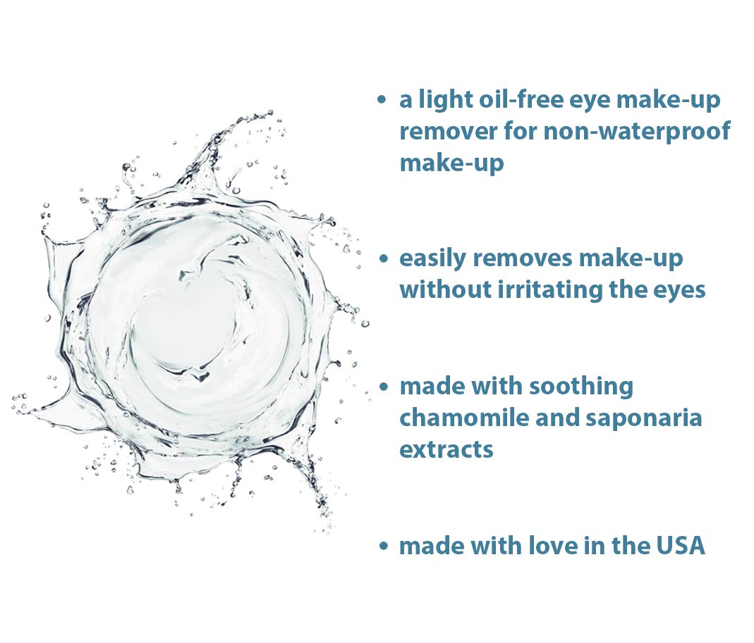 Raya Eye Make-Up Remover 8 oz (105) | Oil-Free, Make-Up Removing Cleansing Fluid | Gently Removes Non-Water-Proof Mascara | Great For Sensitive Skin