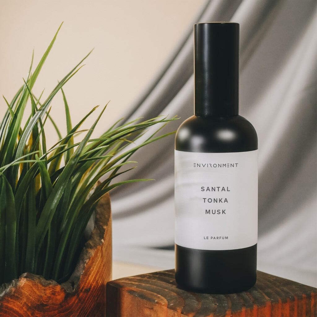 ENVIRONMENT Inspired by 5-Star Hotels 1HT Room Spray, 100ml Air Freshener (Santal | Musk) Home Fragrance Accessories, Room Perfume, Room Deodorizer, Vegan & Cruelty-Free