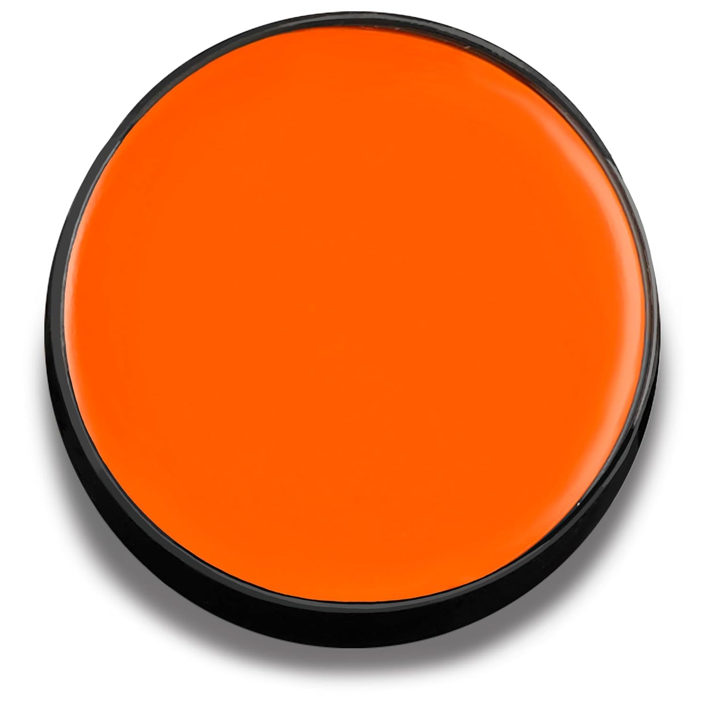 Mehron Makeup Color Cups | Stage, Foundation, Face Paint, Body Paint, Halloween | Face Paint Makeup | Greasepaint .5 oz (14 g) (Orange)