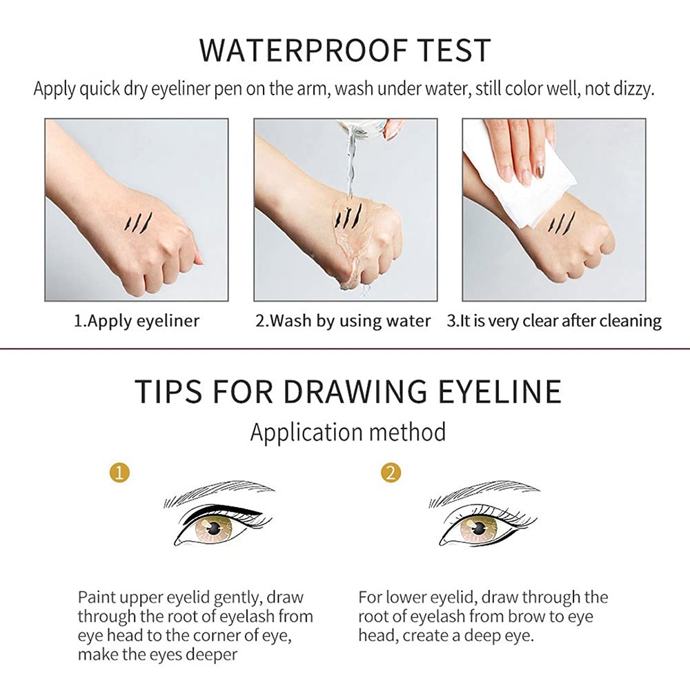 Kaely 12Pcs Glitter Gel Eyeliner Pencil Set for Women, Color Eye Liner Waterproof Smudge Proof with Sharpener, High Pigmented Eye Makeup Liners, lapiz de ojos delineador de ojos contra el agua, 01